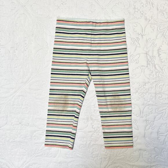 Tea Collection Multistripe Capri Leggings Size 4 - Picture 2 of 5